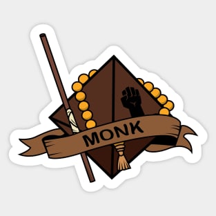 Monk Class (Dungeons and Dragons) Sticker